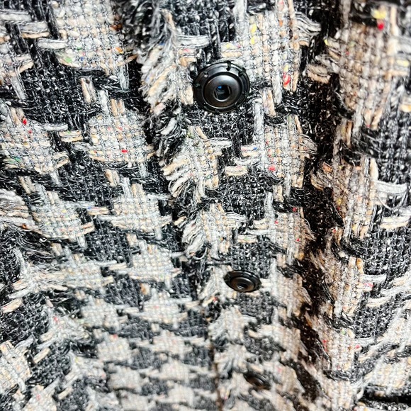 Isabel Marant Womens Fringe Accented Textured Cardigan Size US 10 Designer - Picture 9 of 14